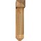 Ekena Millwork Traditional Arts and Crafts Rough Sawn Bracket w/ Offset Brace, Western Red Cedar, 8"W x 34"D x 38"H BKT0806X34X38TRA03RWR - alternate 3